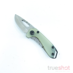 Buck - 417 Budgie - Jade G-10 - S35VN - Satin - 2.00"