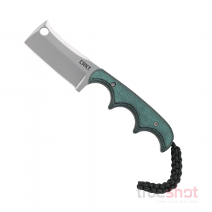 CRKT - Folts Minimalist Cleaver - Green - G-10 - Stainless Steel - 2.125"