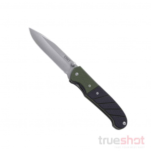 CRKT - Ignitor - Black/Green - G-10 - Stainless Steel - 3.38"