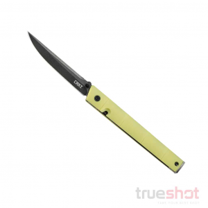 CRKT - CEO Bamboo - Yellow - GRN - 8Cr13MoV - 3.10"