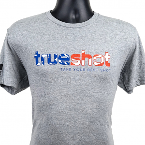 True Shot Stars and Stripes T-shirt Light Gray