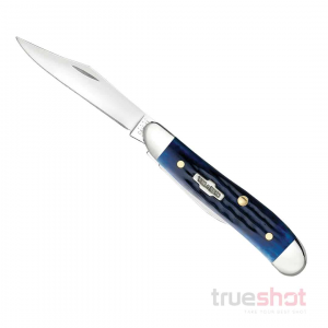Case - Peanut Knife - 2.875" - Rogers Corn Cob - Blue Bone Jig (6220 SS) 02802