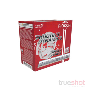 Fiocchi - Shooting Dynamics - 12 Gauge - #8 Shot - 2.75" - 1-1/8 oz. - 1250 FPS