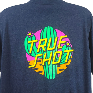 True Shot - Cactus - Men's T-Shirt Midnight Navy