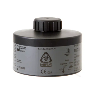 MIRA Safety - CBRN Gas Mask Filter - NBC-77 SOF 40mm Thread - 20 Year Shelf Life