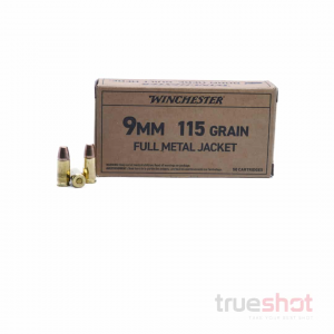 Winchester - Service Grade - 9mm - 115 Grain - FMJ