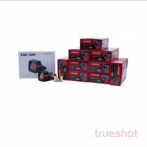 Bundle Deal: Holosun 507 Comp Pistol Red Dot Sight and 500 Rounds of Norma 9mm