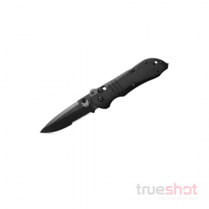 Benchmade - Tactical Triage - AXIS Lock - Black - G10 - CPM S30V - Black Serrated - 3.4"