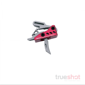 RISE Armament - RA-535 - Curved/Straight - Silver - Advanced Performance Drop In AR Trigger