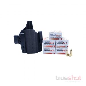 Bundle Deal: Safariland / Haley Strategic G43/G43X/G48 IWB Holster and 250 Rounds of Maxxtech 9mm (124)