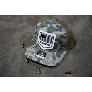 True Shot - Flag Patch Hat Marsh Camo / Loden