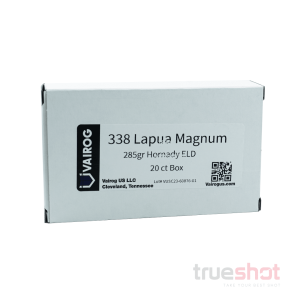 Vairog 338 Lapua Magnum 285 Grain ELD-X Ammunition