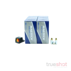Cci|Holosun|Magtech|Maxxtech BUNDLE DEAL: Holosun EPS Carry Red Dot Pistol Sight and 500 Rounds of Ammo - Magtech 9mm 115 Grain Steel - $504.80 at True Shot Ammo