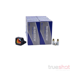 Cci|Holosun|Magtech|Maxxtech BUNDLE DEAL: Black Holosun 507 Comp Green Dot Pistol Sight and 500 Rounds of Ammo - Magtech 9mm 115 Grain Steel - $475.17 at True Shot Ammo