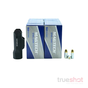 True Shot Ammo Inforce Wild2 Pistol Light Bundle 500 Rounds 9mm Ammo