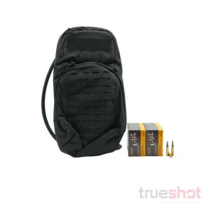 BUNDLE DEAL: Black CamelBak MULE Backpack with Reservoir and 200 Rounds of Ammo - PMC 5.56 62 Grain