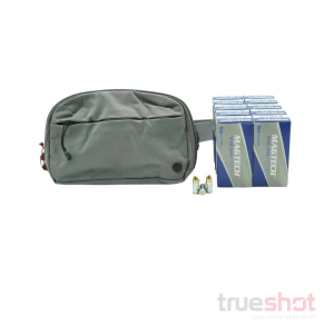 Cci|Magtech|Maxxtech|Vertx BUNDLE DEAL: Grey Vertx Everyday Fanny Pack 2.0 and 500 Rounds of Ammo - Magtech 9mm 115 Grain Steel - $173.46 at True Shot Ammo