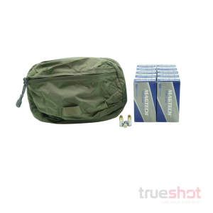 Cci|Magtech|Maxxtech|Vertx BUNDLE DEAL: Green Vertx Long Walks Waist Pack and 500 Rounds of Ammo - Magtech 9mm 115 Grain Steel - $166.86 at True Shot Ammo