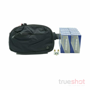 Cci|Magtech|Maxxtech|Vertx BUNDLE DEAL: Black Vertx Everyday Fanny Pack and 500 Rounds of Ammo - Magtech 9mm 115 Grain Steel - $162.47 at True Shot Ammo