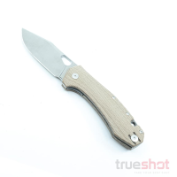 GiantMouse - ACE Grand - Natural - Micarta - Satin - M390 -3.4"