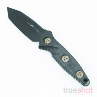 Microtech - 114M-1DLCCFS - Socom Alpha Mini - TE - Black - Carbon Fiber Signature Series - 3.72"