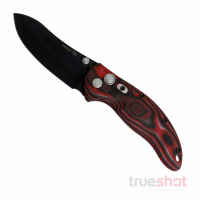 Hogue - EX04 - Black, Red, Grey - G-10 - 154 CM - 4.00"