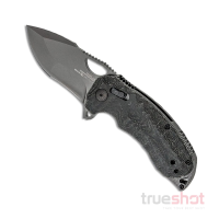 SOG - Kiku XR Blackout - Black - Black Linen Micarta - CTS-XHP Stainless - 3.03"