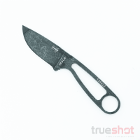 ESEE Knives - IZULA-B-BO - Stonewashed Black Oxide Coating - Neck Knife - 1095 - 2.8"