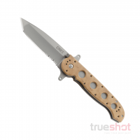 CRKT - M16-14ZSF Bead Blast Tanto Serrated - Tan - GFN - AUS-8 - 3.875"