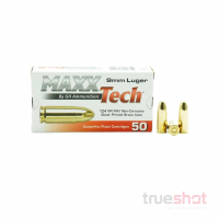 Maxxtech - 9mm - 124 Grain - FMJ - Free Shipping