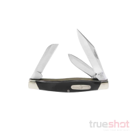 Buck - 301 Stockman - Black Valox - Stainless - 420HC - 2.75", 2", 2"