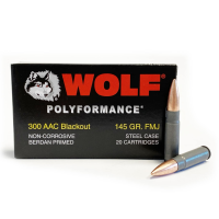 Wolf - 300 Blackout - 145 Grain - FMJ - Steel Case