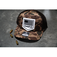 True Shot - Flag Patch Hat Bark Camo / Brown