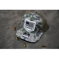 True Shot - Flag Patch Hat Marsh Camo / Loden