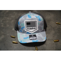 True Shot - Flag Patch Hat Saltwater Camo / Charcoal