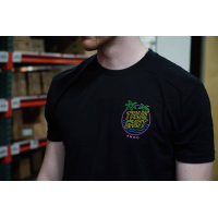 True Shot - Retro Beach Shirt - Black