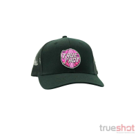 True Shot x Branded Bills - Cactus Patch Hat Pink Cactus - Black