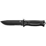 Gerber Gear StrongArm - Black, Serrated Fixed Knives in Stainless Steel