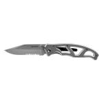 Gerber Gear Paraframe I Serrated Folding Knives in Stainless Steel