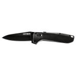 Gerber Gear Highbrow - Onyx, Plain Edge Folding Knives in Steel