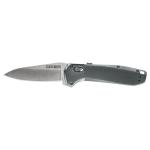 Gerber Gear Highbrow - Grey, Plain Edge Folding Knives in Steel