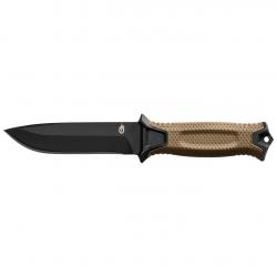 Gerber Gear StrongArm - Coyote Brown, Plain Edge Fixed Knives in Stainless Steel