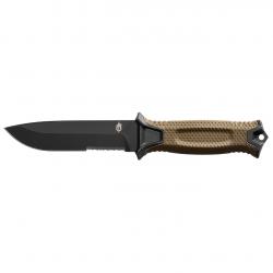 Gerber Gear StrongArm - Coyote Brown, Serrated Fixed Knives in Stainless Steel
