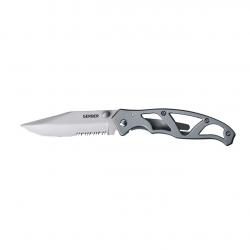 Gerber Gear Paraframe II Serrated Folding Knives in Stainless Steel