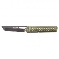 Gerber Gear Ayako Knives - Green Folding Knives in Steel