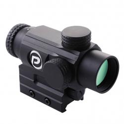 Pinty Pro 1x25 Prism Scope&comma; 0.5MOA&comma; Red Green Dot Sight&comma; Parallax Free&comma; with Lower 1/3 Co-Witness Mount&comma; Lightweight
