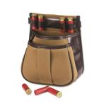 CANVAS & LEATHER SPORTING CLAYS POUCH