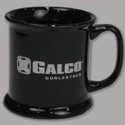 GALCO BLACK COFFEE MUG