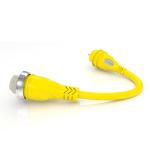 50 Amp 125V to 30 Amp Pigtail Adapter Powersmart(TM)- Yellow