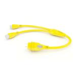 2 x 15 Amp to 30 Amp Y-Adapter